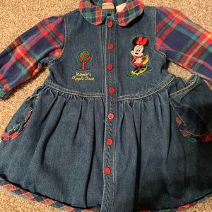 Vintage denim Minnie Mouse dress